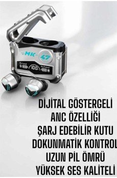 Kulaklığı Bluetooth Bağlantılı ANC Özelliği 5.0 Bluetooth