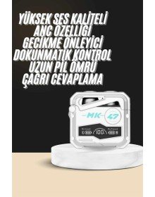 Kulaklığı Yeni Mekanik Kablosuz Kulaklık İos Android Uyumlu