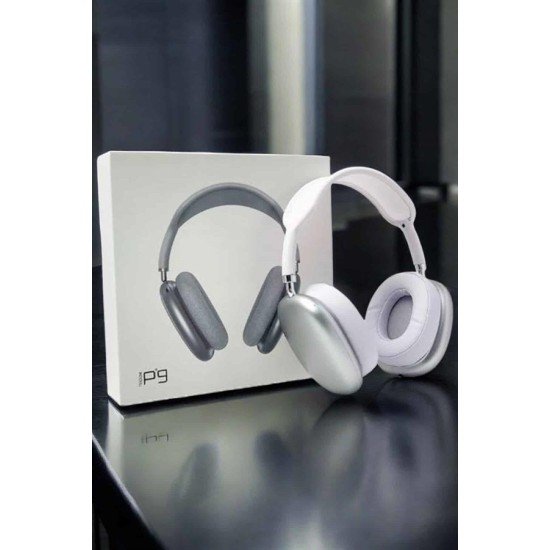 P9 Air Max Kablosuz 5.0 Mikrofonlu Bluetooth Kulaklık Beyaz Yüksek Ses Kaliteli P9 Air Max Kablosuz 5.0 Mikrofonlu Bluetooth Kulaklık Beyaz Yüksek Ses Kaliteli