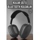P9 Plus Hi-fi Ses Kalitesi Ayarlanabilir Mikrofonlu Bluetooth Kulaklık Siyah