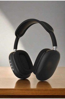 P9 Plus Kulaklık Siyah Bluetooth Bağlantılı Kulak Üstü Kablosuz ANC Özelliği