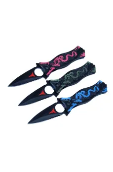 PA0210 Parmak Delikli Testereli Koleksiyon Çakı 20,5 cm - Plastik Sap PA0210 Parmak Delikli Testereli Koleksiyon Çakı 20,5 cm - Plastik Sap