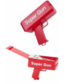 Para Dolar Atma Makinası Super Money Gun Para Saçma Fırlatma Tabancası