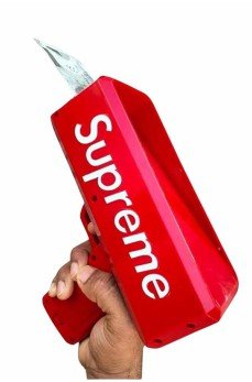 Para Dolar Saçma Para Atma Tabancası Otomatik Kırmızı Oyuncak