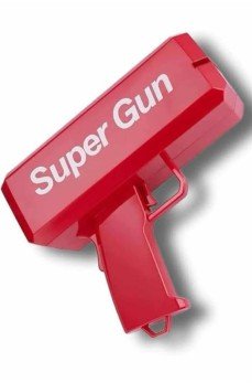 Para Dolar Saçma Para Atma Tabancası Otomatik Kırmızı Oyuncak