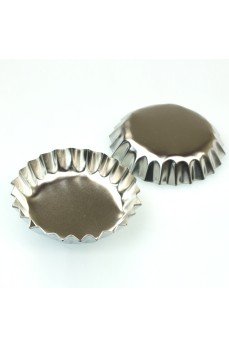 Paslanmaz Çelik Metal Kek Kalıbı - 6 Adet Paslanmaz Çelik Metal Kek Kalıbı - 6 Adet