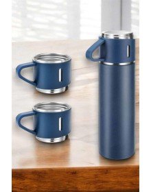 Paslanmaz Çelik 3’lü Termos Seti Vakumlu ve 8 Saat Isı Koruma