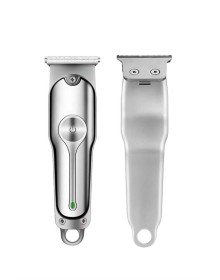 Paslanmaz Çelik Bıçaklı Kablosuz Şarjlı Dijital Göstergeli Tıraş Makinesi