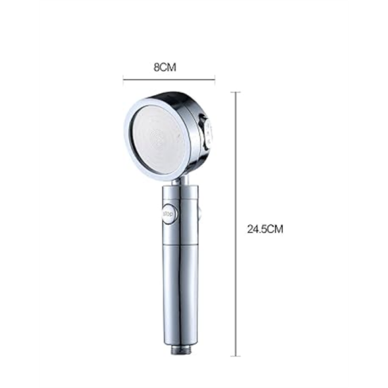 Sağlam Metal Hortum Bağlantılı, 360° Hareketli Duş Başlığı