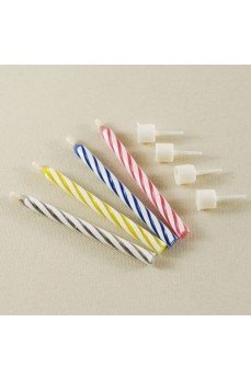 Pasta Mumu - Sönmeyen Mum - 10 Adet - Tekrar Yanan Mum