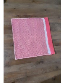 Pembe Fermuarlı - Hassas Çamaşır Terlik  Ayakkabı Yıkama Filesi Büyük Boy