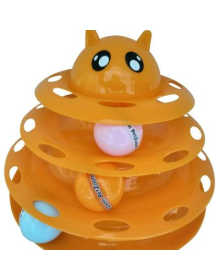 Petzoom Kedi Başlıklı 3 Katlı Kedi Oyuncağı