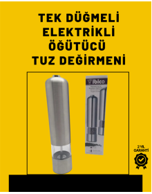 Elektrikli Baharat Öğütme Cihazı Ergonomik Şeffaf Gövde