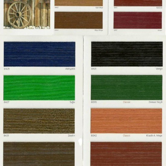 Pinosan Ahşap Verniği 0,75 Litre 8044 Klasik Ceviz