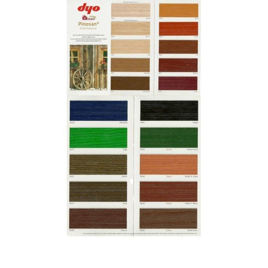 Pinosan Dekoratif Ahşap Verniği 0,75 Litre 8070 Orman Yeşili Pinosan Dekoratif Ahşap Verniği 0,75 Litre 8070 Orman Yeşili