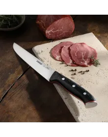 Pirge 32103 Elite Kurban, Kasap Bıçağı 19 cm - Kahverengi Perçinli Kompozit Sap