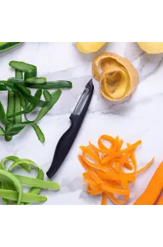 Pirge 41310 Dişli Soyacak, Siyah - Plastik Sap