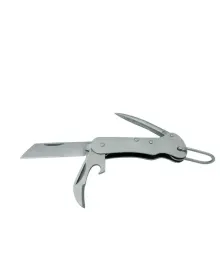 PK 153 Gümüş Gemici Çakı 9,5 cm - Metal Sap, Manuel