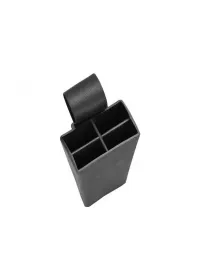 Plastik Bıçak Kütüklüğü 4 lü - Kırmızı, Plastik, Kemerlikli Bıçak Çanta