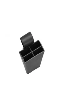 Plastik Bıçak Kütüklüğü 4 lü - Kırmızı, Plastik, Kemerlikli Bıçak Çanta