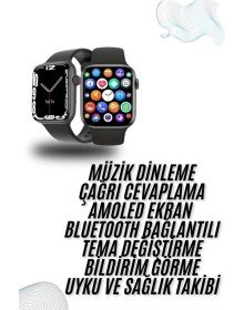 Plastik Kordonlu Kalp Atışı Uyku Takibi ve Çağrı Cevaplayabilen Akıllı Saat