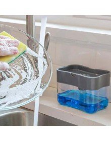 Pompa Mekanizmalı Sünger Hazneli Sıvı Sabunluk