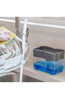 Pompa Mekanizmalı Sünger Hazneli Sıvı Sabunluk