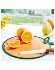 Portakal Figürlü Kaydırmaz Kesme Tahtası Doğrama Panosu