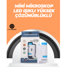 Portatif El Mikroskop – LED Işıklı, Aynı Anda Net Odaklama