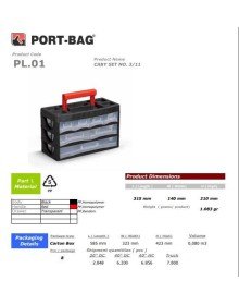 Portbag PL01 Caby 3/11 Çekmece Seti