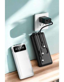 Powerbank 20.000 Mah Dijital Göstergeli LCD Ekran Uzun Pil Ömrü