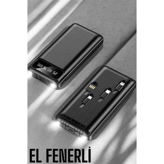 Powerbank 20.000 Mah Dijital Göstergeli LCD Ekran Uzun Pil Ömrü Powerbank 20.000 Mah Dijital Göstergeli LCD Ekran Uzun Pil Ömrü
