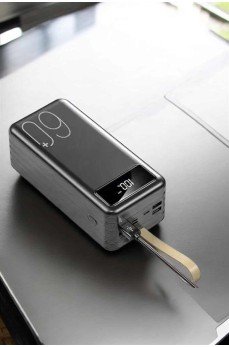 Powerbank 60.000 MAH Dijital Göstergeli 4 Portlu Taşınabilir