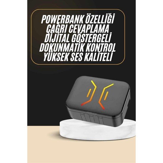 Powerbank Bluetooth Kulaklık Kulaklığı Yüksek Ses Kaliteli Powerbank Bluetooth Kulaklık Kulaklığı Yüksek Ses Kaliteli