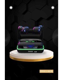 Powerbank Bluetooth Kulaklık Ve Akıllı Saat 7 Kordonlu Metal Kordon Plastik Kordon