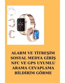 Powerbank Özellikli Bluetooth Kulaklık ve Nabız Ölçer Akıllı Saat Bileklik Hediyeli