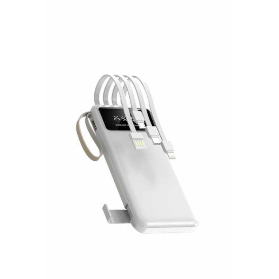 Powerbank Şarj Cihazı 4 Çıkışlı 20.000 MAH Powerbank Taşınabilir Çoklu Giriş