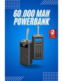 60.000 Mah Hızlı powerbank