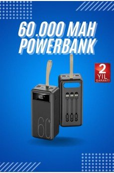 60.000 Mah Hızlı powerbank