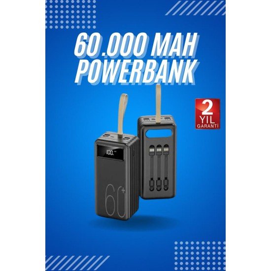 60.000 Mah Hızlı powerbank