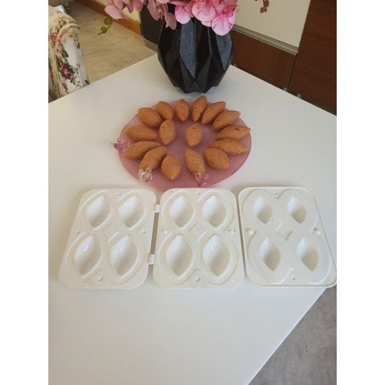 Pratik İçli Köfte - Dolgulu Kurabiye Yapma Aparatı 3 Parça Pratik İçli Köfte - Dolgulu Kurabiye Yapma Aparatı 3 Parça