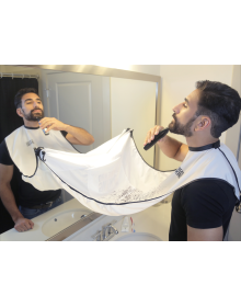 Pratik Sakal Kesme Örtüsü - Beyaz