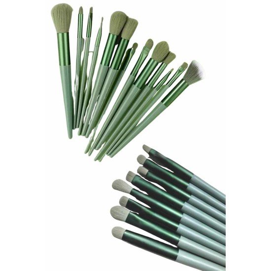 Profesyonel Makyaj Fırça Seti 13 Parça Yumuşak Kıllı Fırça Seti Far Fırçası