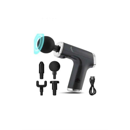 Profesyonel Masaj Tabancası Sporcu Masaj Aleti 4 Başlıklı Şarjlı Titreşimli Profesyonel Masaj Tabancası Sporcu Masaj Aleti 4 Başlıklı Şarjlı Titreşimli