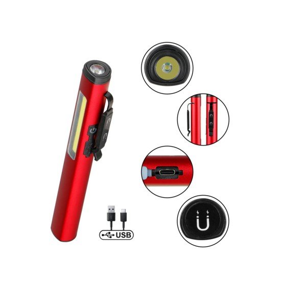 Profesyonel Şarjlı Mıknatıslı El Feneri Oto Feneri Çok Amaçlı Aydınlatma Çözümü