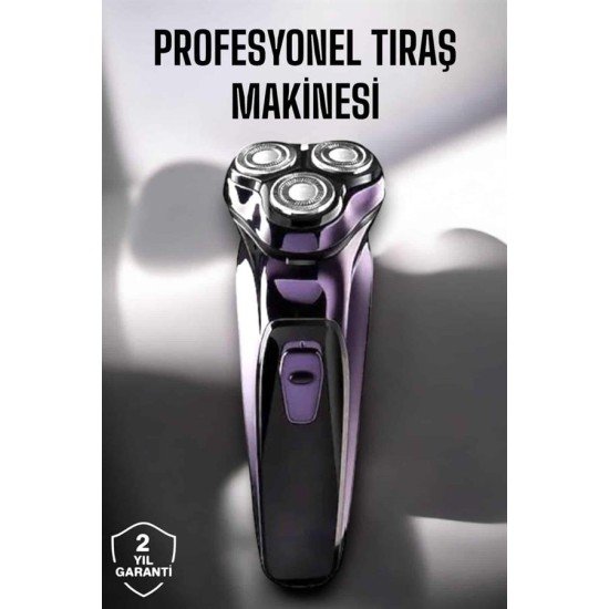 Profesyonel Şarjlı Saç ve Sakal Tıraş Makinesi Hassas Kesim Profesyonel Şarjlı Saç ve Sakal Tıraş Makinesi Hassas Kesim