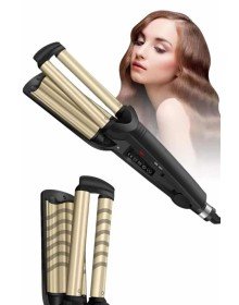 Profesyonel Seramik Kaplama Saç Şekillendirici Wag Maşa Isı Ayarlı