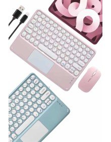 Profesyonel Wifi Q Klavye Bluetooth Klavye Touchpad 10.8 Inç