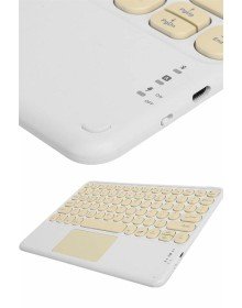 Profesyonel Wifi Q Klavye Bluetooth Klavye Touchpad 10.8 Inç