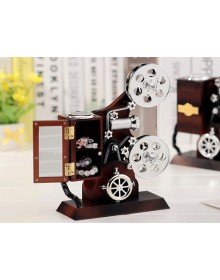 Projektör Şeklinde Takı Çekmeceli Müzik Kutusu